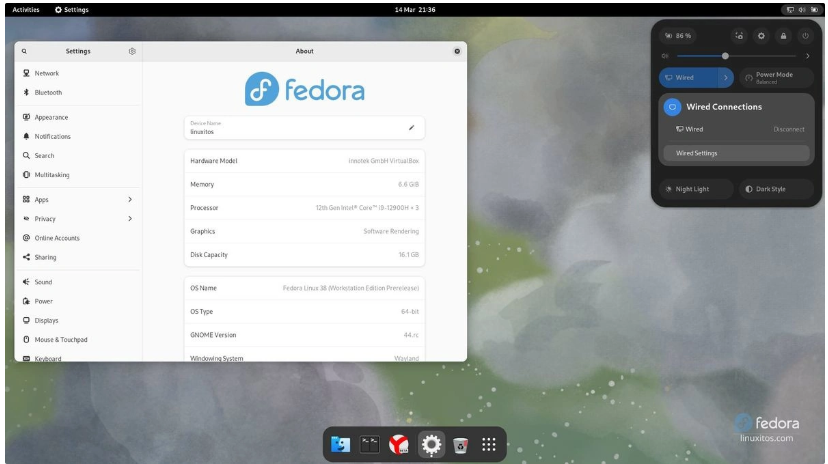 Fedora 38 Beta版本发布 已支持测试新功能