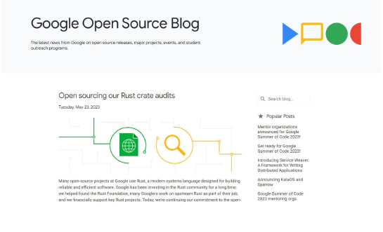 谷歌开源 Rust Crate 审查结果：便于 Rust 开发者验证源码安全